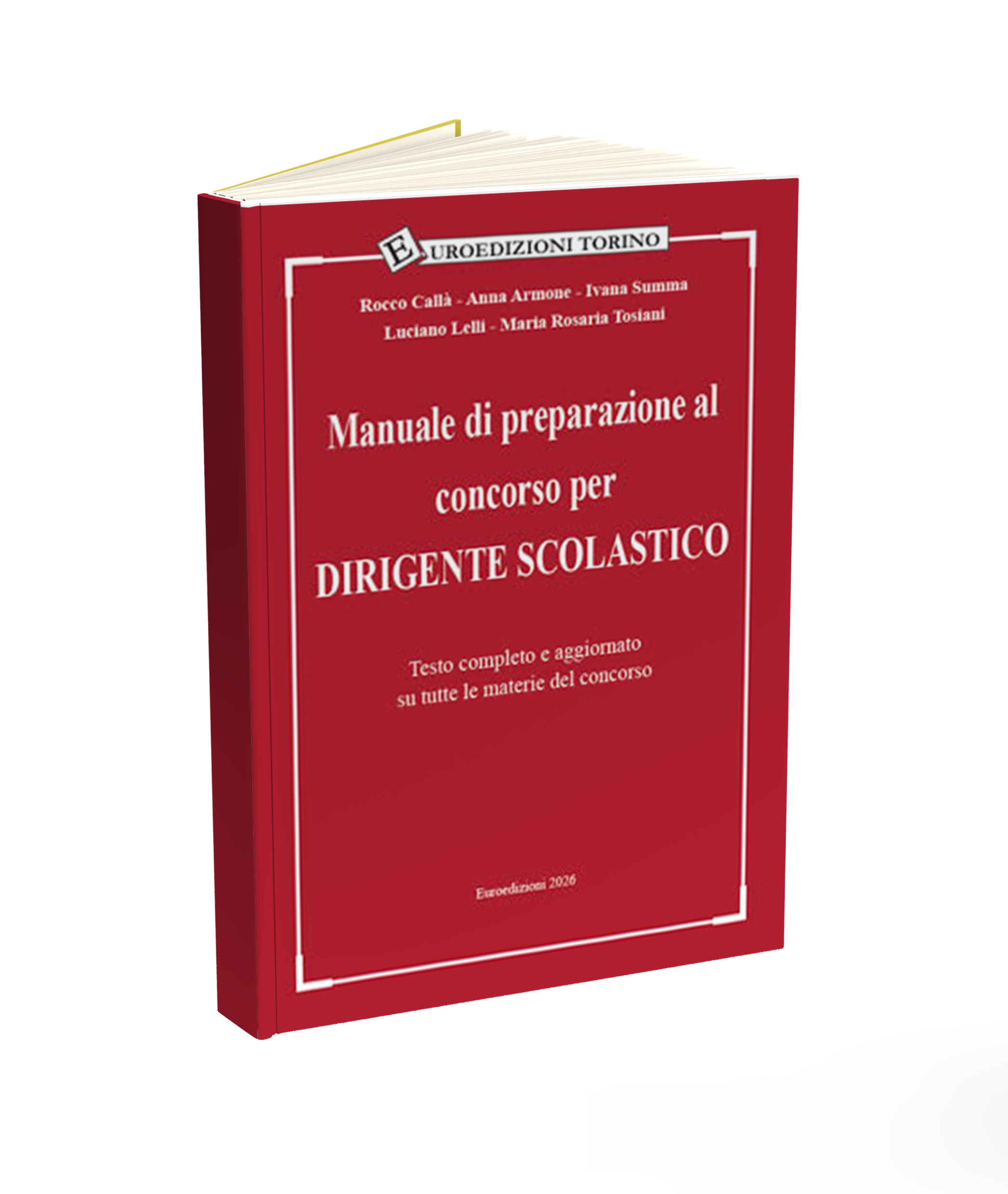 Manuale di preparazione al concorso per Dirigente Scolastico 2026