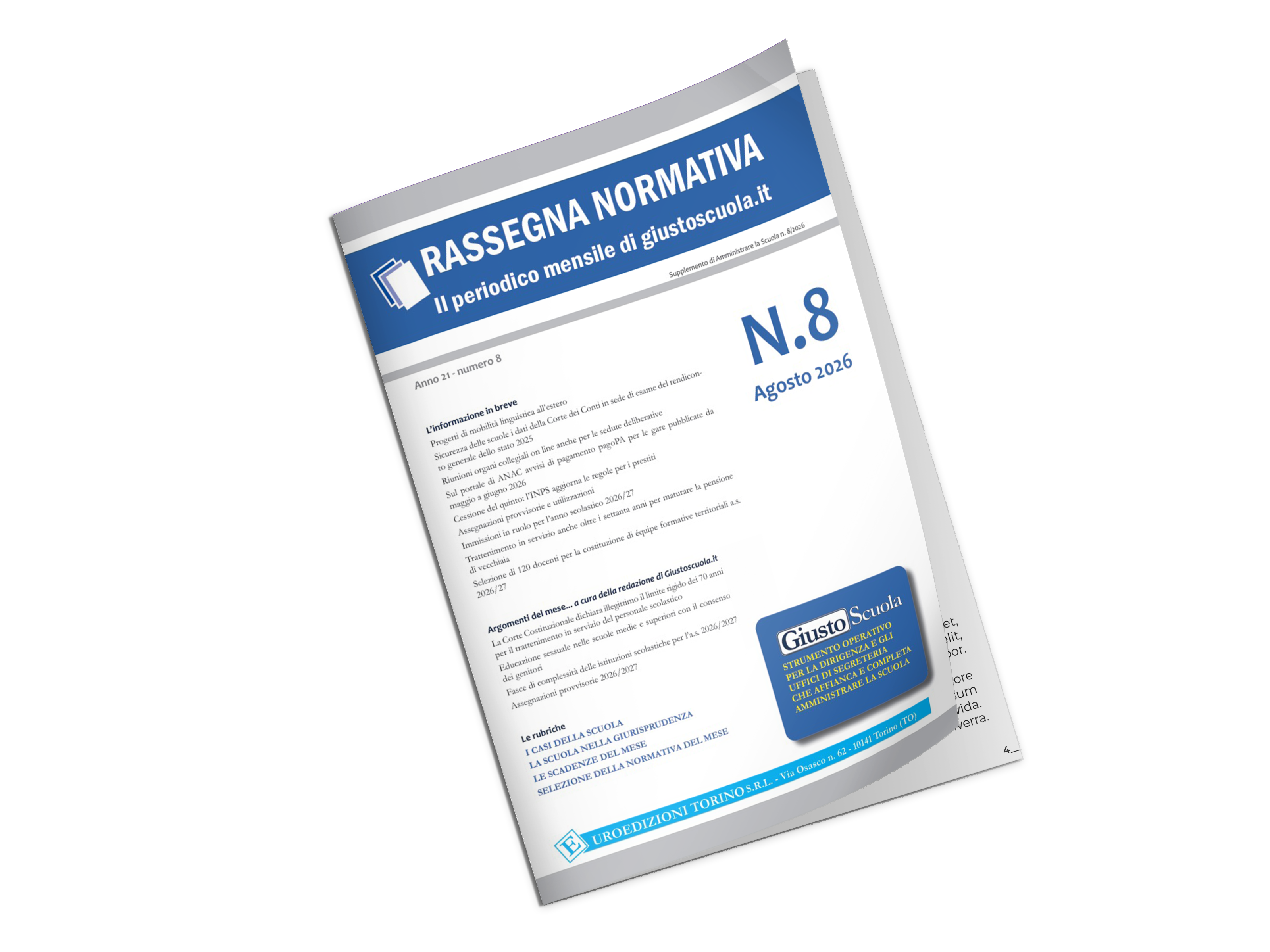 RASSEGNA NORMATIVA N. 8/2026